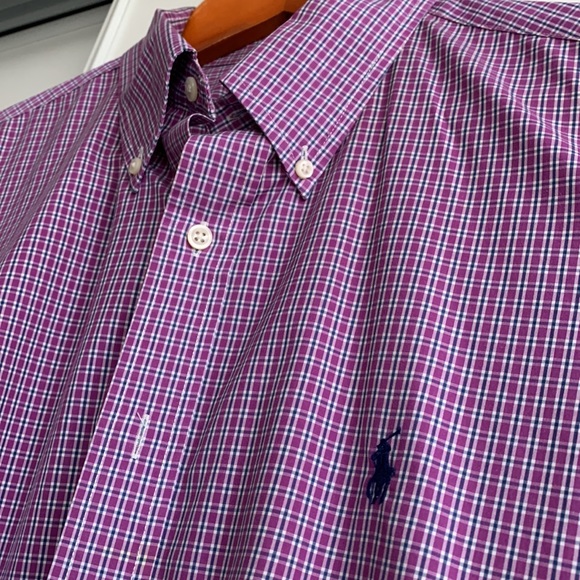 Ralph Lauren purple collared shirt - Picture 1 of 5